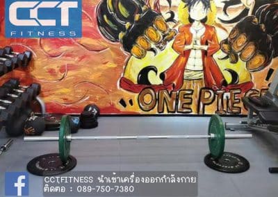 พื้นยางฟิตเนสกันกระแทก EDPM 6